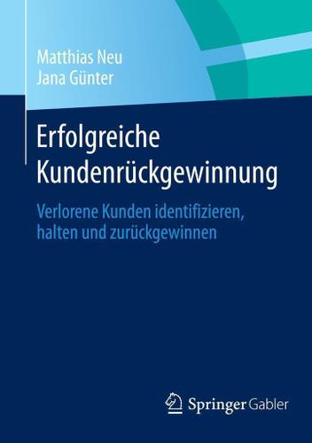 Cover image for Erfolgreiche Kundenruckgewinnung