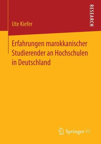 Cover image for Erfahrungen marokkanischer Studierender an Hochschulen in Deutschland