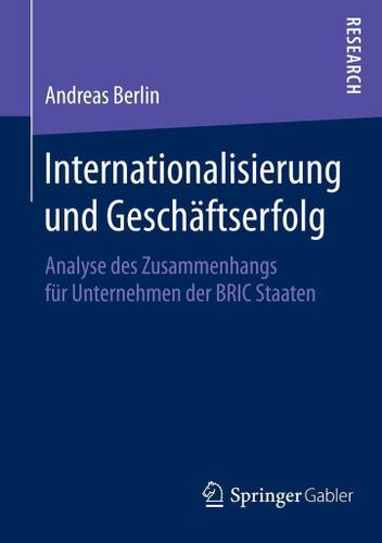 Cover image for Internationalisierung und Geschaftserfolg