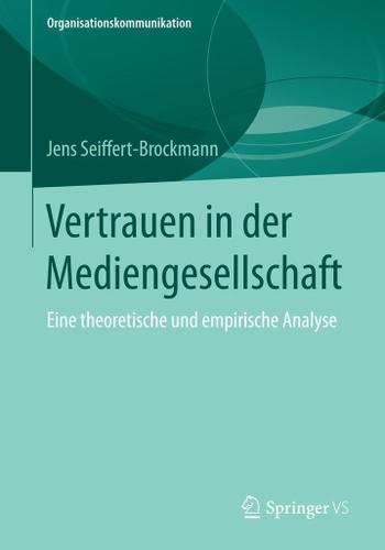 Cover image for Vertrauen in der Mediengesellschaft