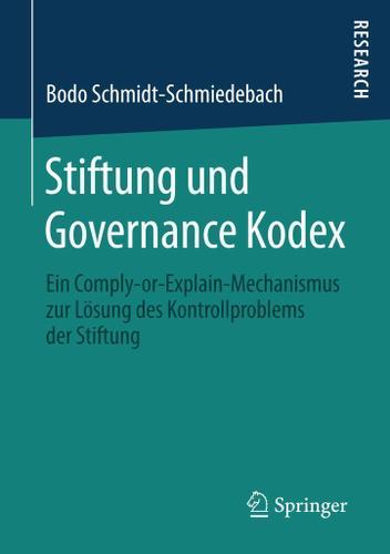 Cover image for Stiftung und Governance Kodex