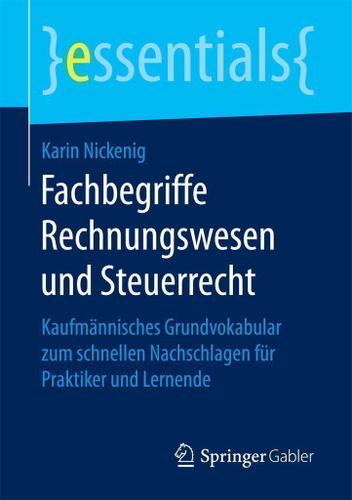 Cover image for Fachbegriffe Rechnungswesen und Steuerrecht