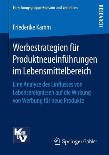 Cover image for Werbestrategien fur Produktneueinfuhrungen im Lebensmittelbereich