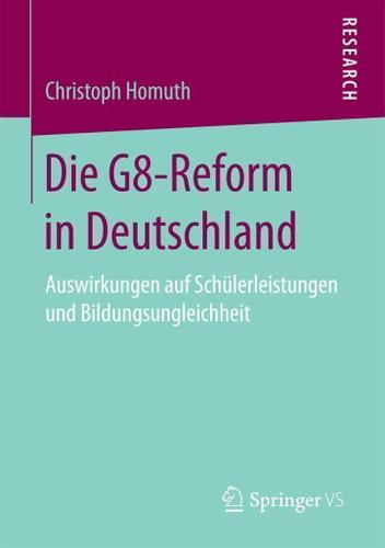 Cover image for Die G8-Reform in Deutschland