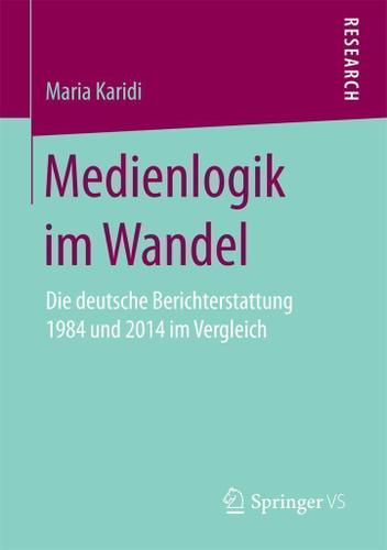 Cover image for Medienlogik im Wandel