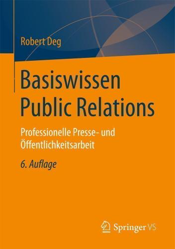 Cover image for Basiswissen Public Relations