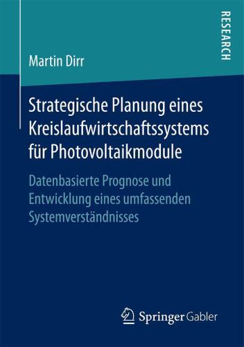 Cover image for Strategische Planung eines Kreislaufwirtschaftssystems fur Photovoltaikmodule