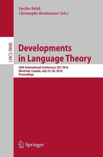 Cover image for Developments in Language Theory