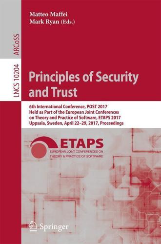 Cover image for Principles of Security and Trust