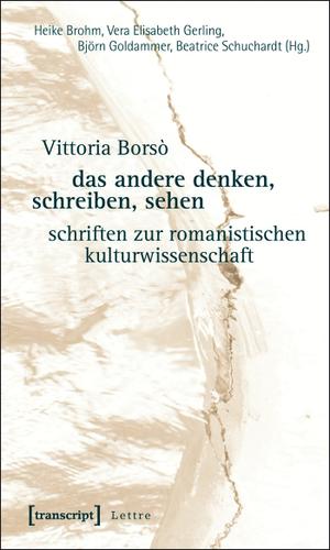 Cover image for das andere denken, schreiben, sehen