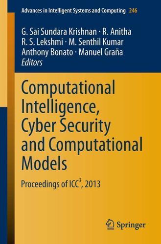 Cover image for Computational Intelligence, Cyber Security and Computational Models