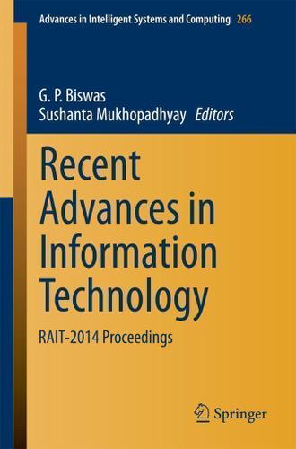 Cover image for Recent Advances in Information Technology