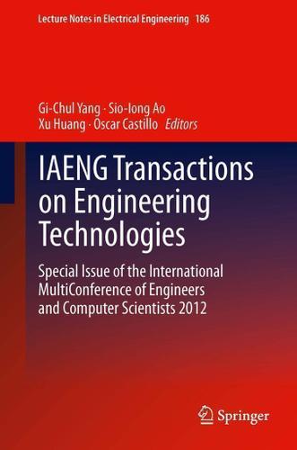 Cover image for IAENG Transactions on Engineering Technologies