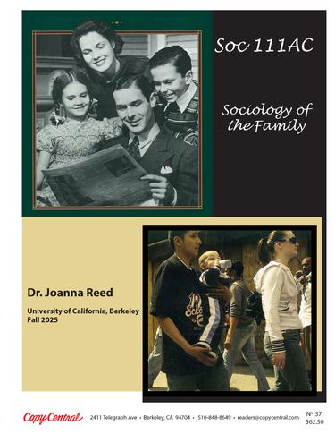 Soc 111AC - Sociology of the Family