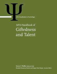Cover image for APA Handbook of Giftedness and Talent