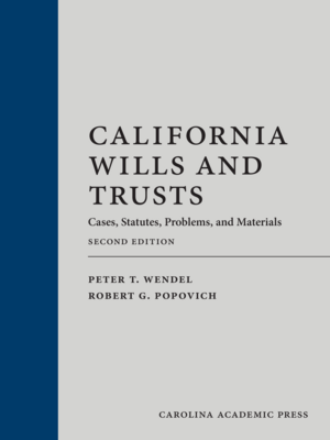 Cover image for California Wills and Trusts