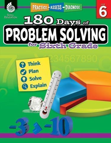 Cover image for 180 Days of Problem Solving for Sixth Grade