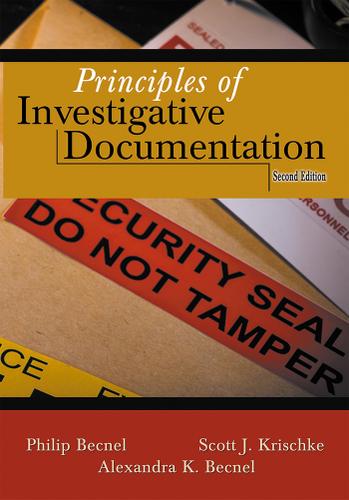 Cover image for Principles of Investigative Documentation