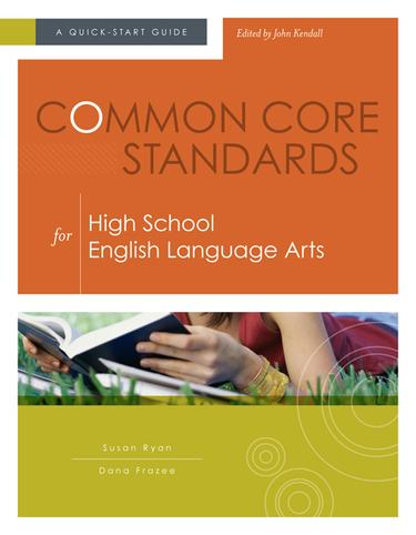 Cover image for Common Core Standards for High School English Language Arts