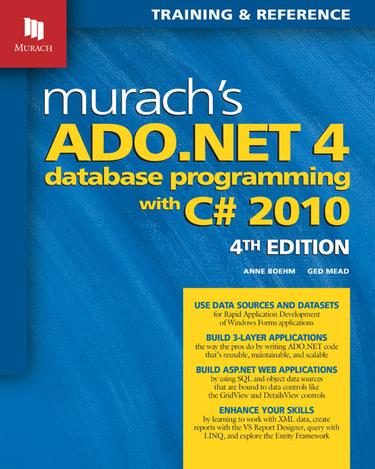 Cover image for Murachs ADO.NET 4 Database Programming with C# 2010