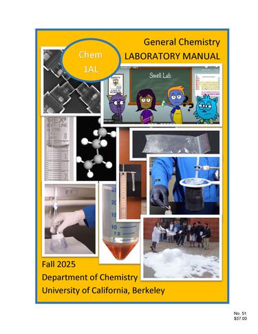 Chem 1AL - General Chemistry Lab (Printed  and  Bound)