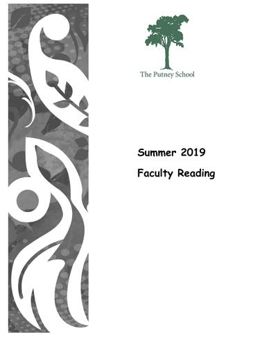 Summer 2019 Faculty Reading