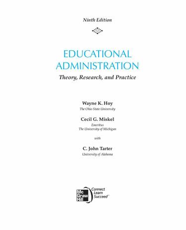 literature review on educational administration