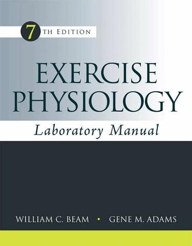 Exercise Physiology Laboratory Manual